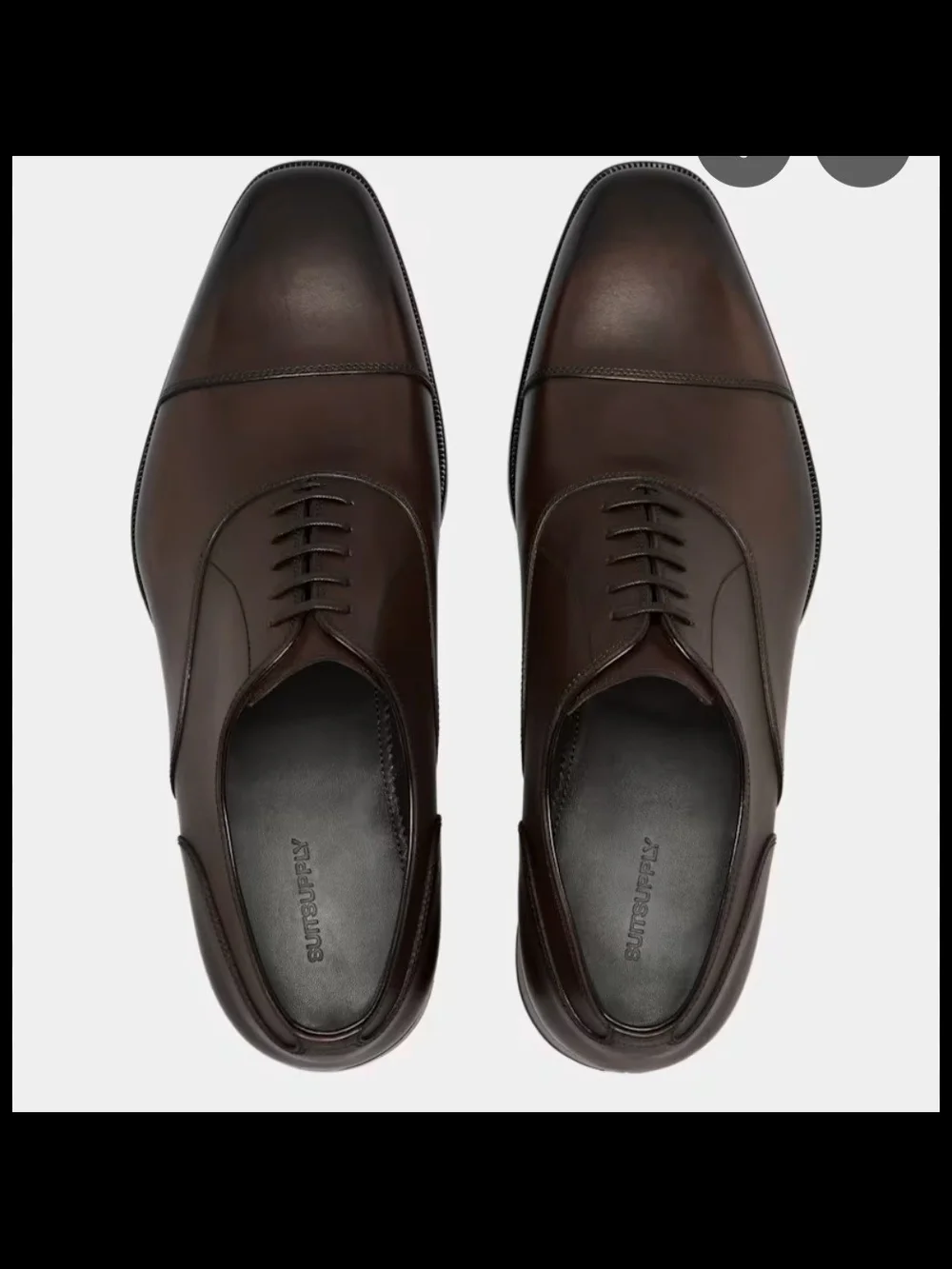 Vero Cuoio Men's Brown Oxford. Suitsupply